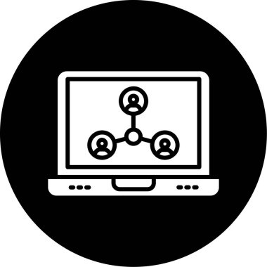 seo modern simgesinin vektör illüstrasyonu