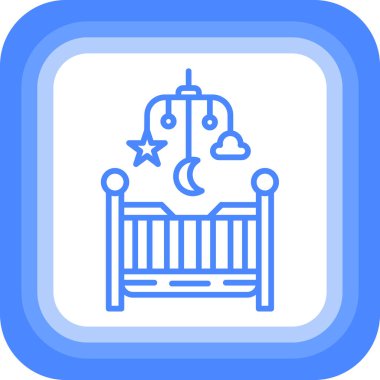 Bebek duş simgesinin vektör illüstrasyonu