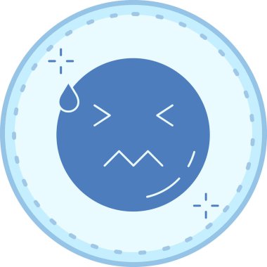 Ay. Web simgesi basit illüstrasyon