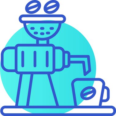 Kahve fincanı. Basit tasarım