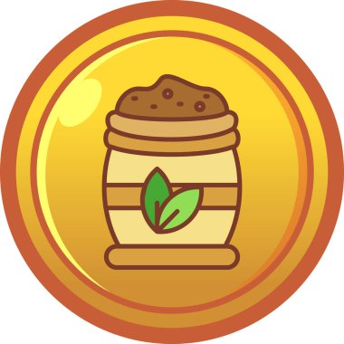 Kahve kavanozunun vektör simgesi