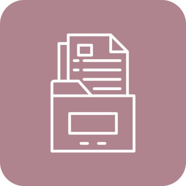 dosya biçimi simgesi, vektör illüstrasyonu