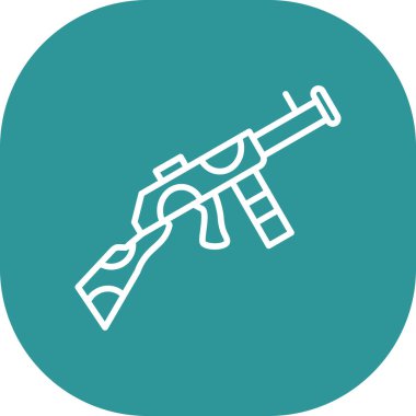 Silah. Web simgesi basit illüstrasyon