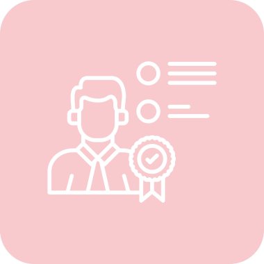 rozet vektör illüstrasyon simgesi