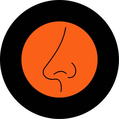 Bir kadın yüzünün vektör illüstrasyonu