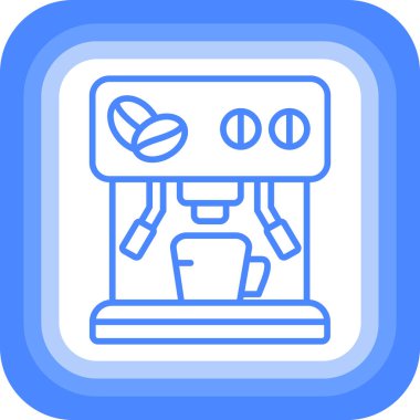 robot. Web simgesi basit illüstrasyon