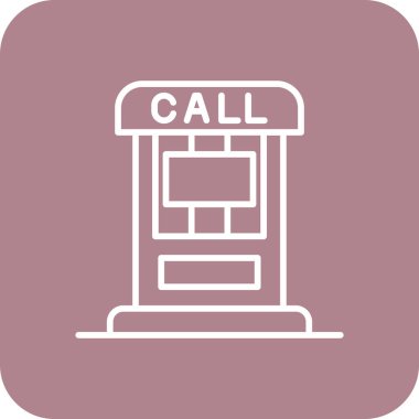 telefon simgesi, vektör illüstrasyonu