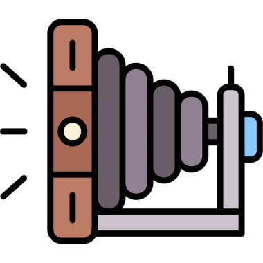 müzik simgesi, vektör illüstrasyonu basit tasarım