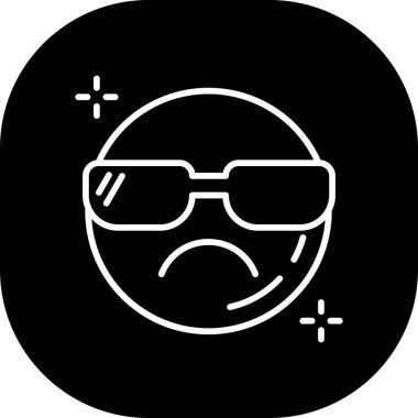 Kişisel projede vektör emoji simgesi