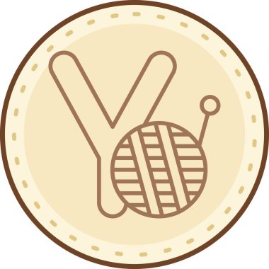 Modern bir simgenin vektör illüstrasyonu