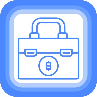 çanta çanta çanta simgesi ana hat biçiminde