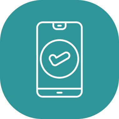 Vektör akıllı telefon simgesi illüstrasyonu