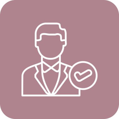 İş simgesinin vektör illüstrasyonu, simge