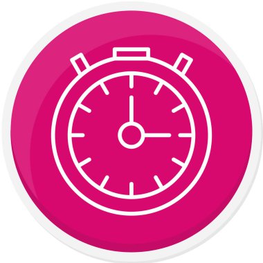 çalar saat simge vektör çizim