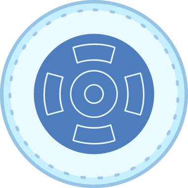 fan fan simgesi doldurulmuş taslak biçiminde