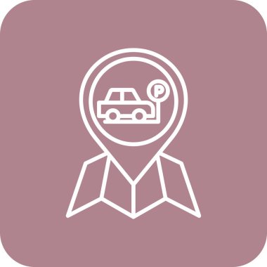 - Araba. Web simgesi basit illüstrasyon