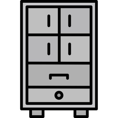 Kostüm simgesi vektör illüstrasyonu