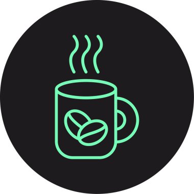 Çay. Web simgesi basit illüstrasyon