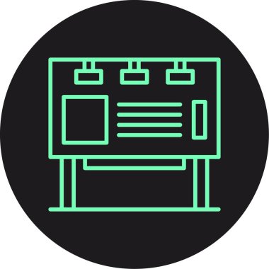 Modern eğitim ikonunun vektör illüstrasyonu