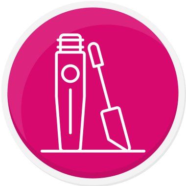 boya fırçası ve boya kutusu, renk çizgisi simgesi, vektör, illüstrasyon