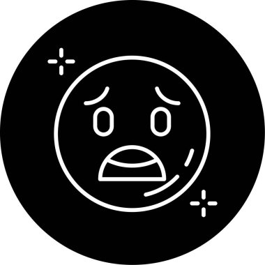 İllüstrasyon Üzgün Emoji Simgesi