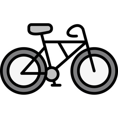 bisiklet vektör çizimi tasarımı
