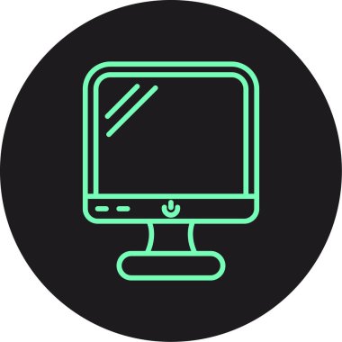 vektör dizüstü simgesi illüstrasyonu