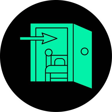 Projeniz için vektör otel simgesi