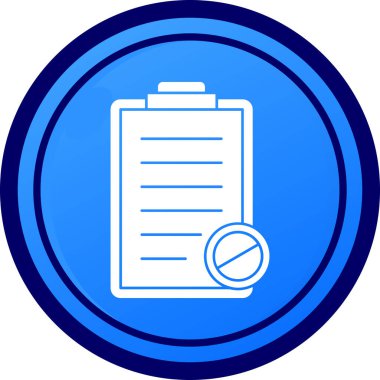 Kontrol listesi. Web simgesi basit tasarım