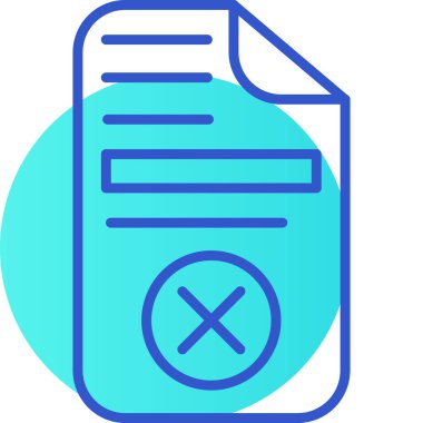 Belge. Web simgesi basit illüstrasyon