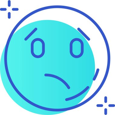 emoji. Web simgesi basit illüstrasyon