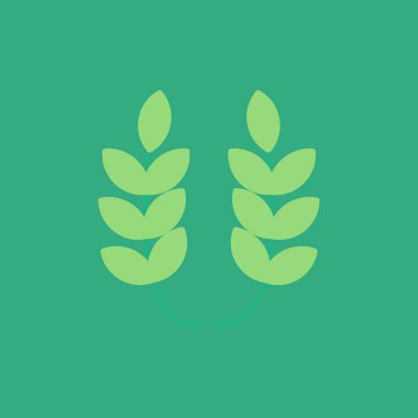 Buğday simgesi illüstrasyon izole vektör işareti simgesi