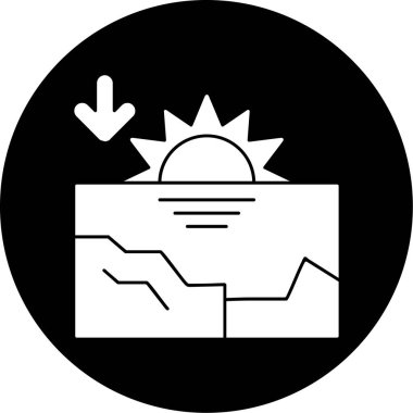 Taslak biçiminde kutu teslim lojistik simgesi