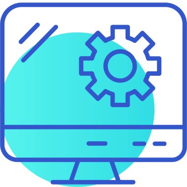 Web ayarı simgesi basit vektörü. Web Ayarları