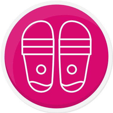 terliklerin vektör illüstrasyonu