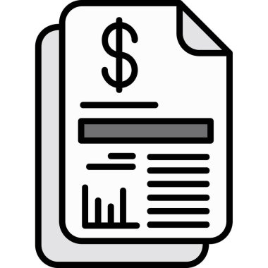 Para için. Web simgesi basit illüstrasyon