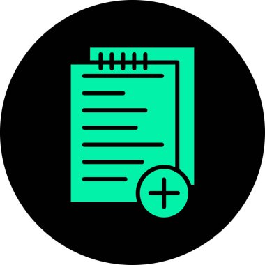 Vektör belgesi Simge illüstrasyonu