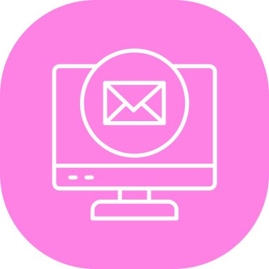 E- posta simgesi vektör illüstrasyonu