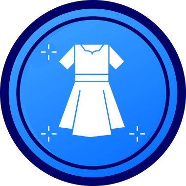 Elbise. Web simgesi basit illüstrasyon