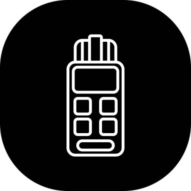 Modern b 'nin vektör illüstrasyonu eksik simgesi