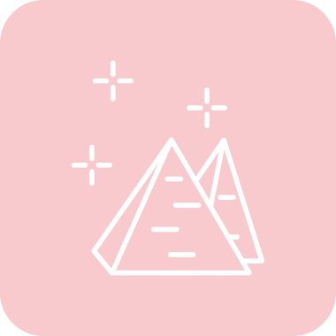 Bir bayrak simgesinin vektör illüstrasyonu