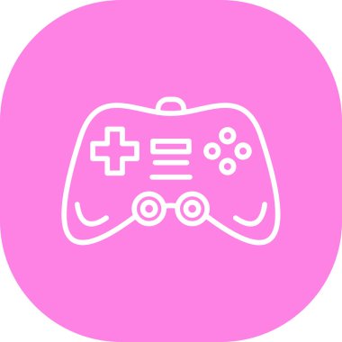 Oyun. Web simgesi basit illüstrasyon