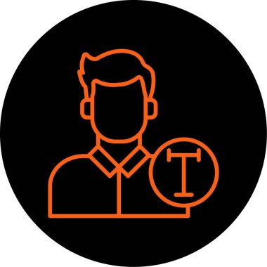 man simgesi vektör illüstrasyonu