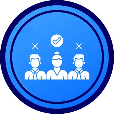 İnsan simgesinin vektör illüstrasyonu