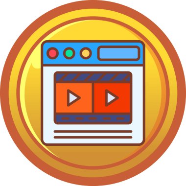 Ağ simgesi. vektör illüstrasyonu