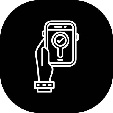 Mobil ve uygulama kullanımı için illüstrasyon...