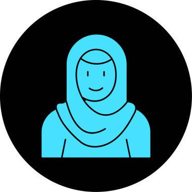 Müslüman kadının simgesi, anahat stili