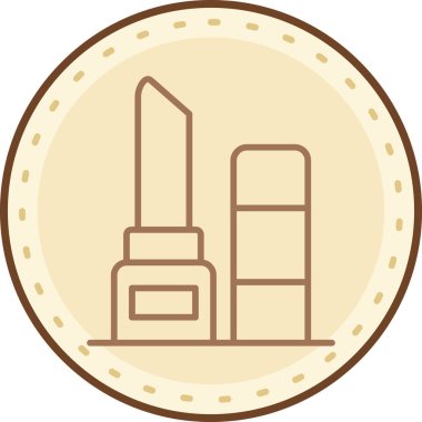 Yapı simgesinin vektör illüstrasyonu