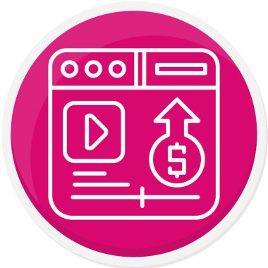 para simgesi vektör illüstrasyonu