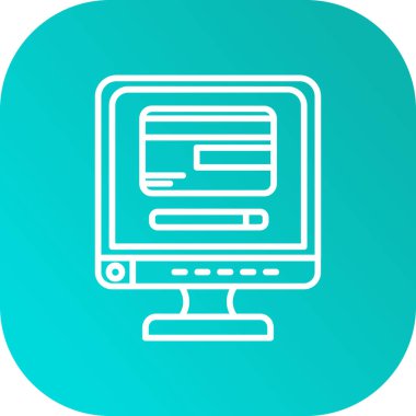 tarayıcı web simgesi, vektör tasarımı